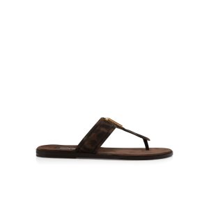 Alpargata Tom Ford Cheetah Print Gamuza Brighton Hombre Marrones Negras | 275-RMFWSI