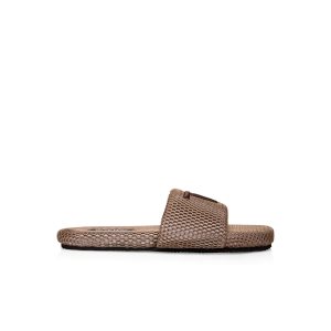 Alpargata Tom Ford Mesh Harrison Hombre Caribou | 567-RIPFNG