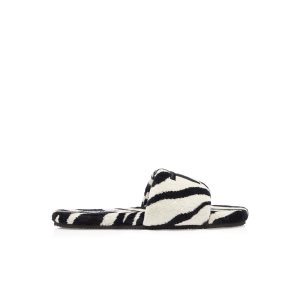 Alpargata Tom Ford Printed Jaquard Harrison Hombre Blancas Negras | 463-SEBLMV