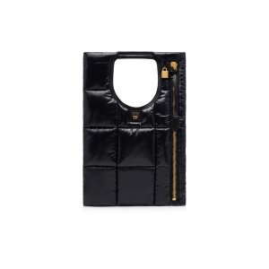 Bolsa De Hombro Tom Ford Acolchado Nylon Puffy Alix Mujer Negras | 298-EIUJCZ