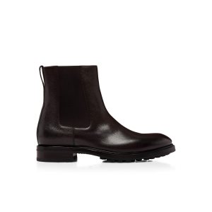 Botas Tom Ford Small Grain Cuero Stuart Chelsea Hombre Marrones | 019-NYHFOV