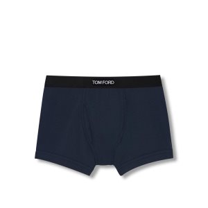Bragas Tom Ford Algodon Boxer Hombre Azul Marino | 173-FPAXSJ