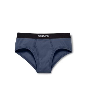 Bragas Tom Ford Algodon Boxer Hombre Azules Oscuro | 780-HBOVKM