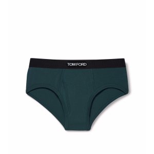 Bragas Tom Ford Algodon Boxer Hombre Everglade | 891-NZVMAX