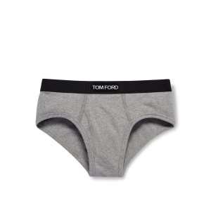 Bragas Tom Ford Algodon Boxer Hombre Gris | 382-OSHECL
