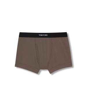Bragas Tom Ford Algodon Boxer Hombre Marrones | 965-MSNECF
