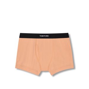 Bragas Tom Ford Algodon Boxer Hombre Naranjas Claro | 483-TWJAMN