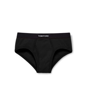 Bragas Tom Ford Algodon Boxer Hombre Negras | 425-BMUREC
