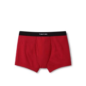Bragas Tom Ford Algodon Boxer Hombre Rojas | 812-WGDXJE