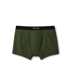 Bragas Tom Ford Algodon Boxer Hombre Verde | 097-ZTXLPH