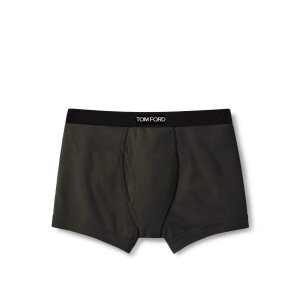 Bragas Tom Ford Algodon Boxer Hombre Verde | 157-LBMGFV