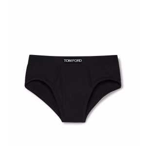 Bragas Tom Ford Algodon Modal Boxer Hombre Negras | 320-VKZGBO