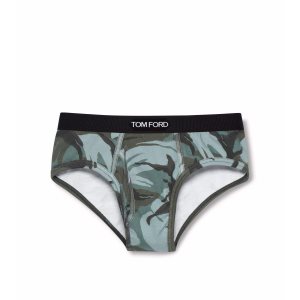 Bragas Tom Ford True Camo Algodon Boxer Hombre Aquarelli | 320-ELPJVA