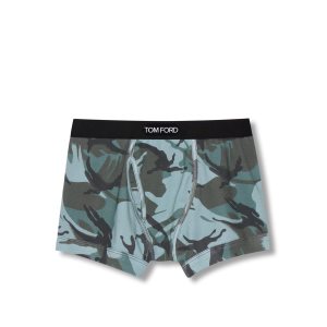 Bragas Tom Ford True Camo Algodon Boxer Hombre Aquarelli | 948-JYLNMD
