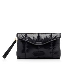 Carteras Pequeñas Tom Ford Acolchado Nylon Clutch Hombre Negras | 235-FMAYNV