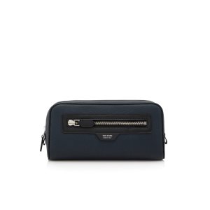 Carteras Pequeñas Tom Ford Grain Cuero Smart Hombre Azules Negras | 124-HZINKA