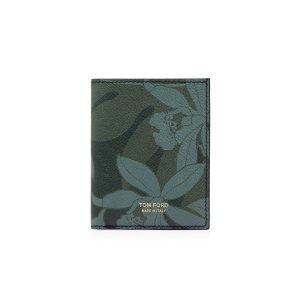 Carteras Pequeñas Tom Ford Orchid Camo Print Folding Cardholder Hombre Moradas Camuflaje | 738-DUROWJ