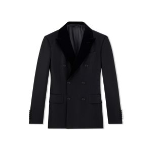Chaquetas Tom Ford Organza Reverse Twill Cooper Hombre Negras | 825-BDYMVG