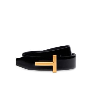 Cinturones Tom Ford Charol Cuero T Reversible 30 Mm Mujer Negras | 071-YSNIFT