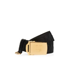 Cinturones Tom Ford Webbing Military Hombre Negras | 835-MCLUBO