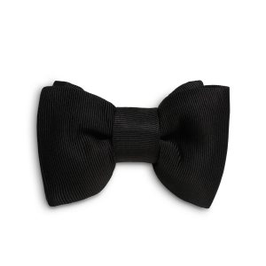 Corbatas Tom Ford Grosgrain Classic Pre-tied Evening Hombre Negras | 476-MLNVTC