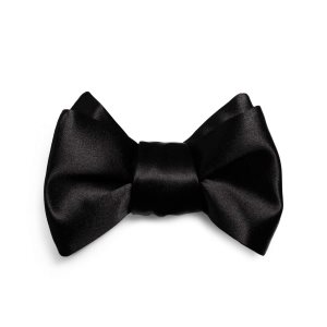 Corbatas Tom Ford Satin Classic Pre-tied Evening Bow Hombre Negras | 564-OMBFAD