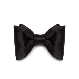 Corbatas Tom Ford Satin Hombre Negras | 341-LJOIPD