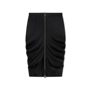 Falda Tom Ford Fluid Double-faced Satin Gathered Mujer Negras | 023-XYSGJB