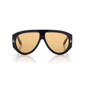 Gafas de Sol Tom Ford Bronson Mujer Negras Marrones | 837-NKJOXP