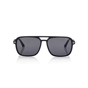 Gafas de Sol Tom Ford Crosby Hombre Negras | 208-ANJXHQ