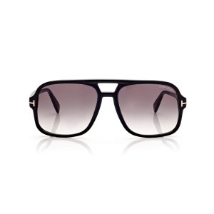 Gafas de Sol Tom Ford Falconer Mujer Negras | 291-VBTRMA