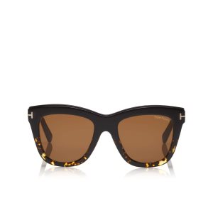 Gafas de Sol Tom Ford Julie Mujer Negras | 654-HJRVXQ