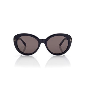 Gafas de Sol Tom Ford Lily Mujer Negras | 987-CZILGY