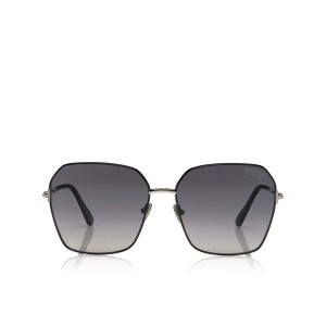 Gafas de Sol Tom Ford Polarized Claudia Mujer Negras | 613-HVDCZE