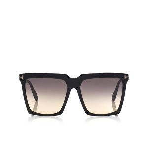 Gafas de Sol Tom Ford Sabrina Mujer Negras | 719-PXZRAB