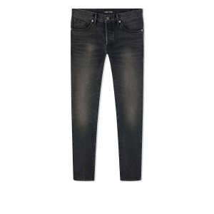 Jeans Tom Ford Aged Black Wash Slim Fit Hombre Negras Azules | 943-ELGCNH