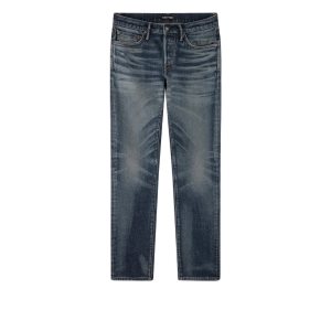 Jeans Tom Ford Blue Stretch Slim Fit Hombre Azules | 460-GDSHZU