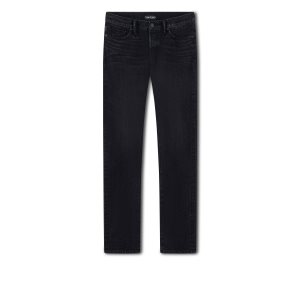 Jeans Tom Ford Japanese Selvedge Slim Fit Hombre Negras | 463-DKACWZ