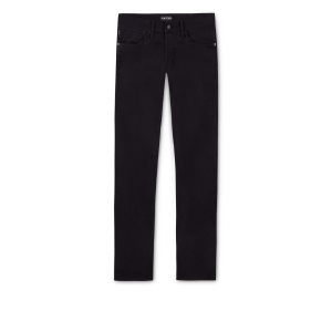 Jeans Tom Ford Moleskin Stretch Slim Fit Hombre Negras | 649-WBRMDS
