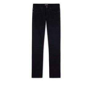 Jeans Tom Ford Slim Fit Stretch Washed Corduroy Hombre Azul Marino | 340-TVNBLJ
