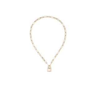 Joyería Tom Ford Chain Padlock Pendant Mujer Doradas | 217-EAYUSP