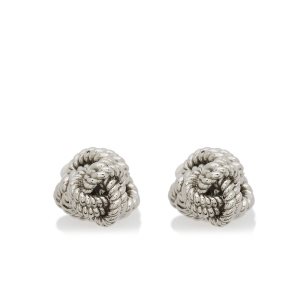 Joyería Tom Ford Knot Cufflinks Hombre Blancas Doradas | 602-DLACHG