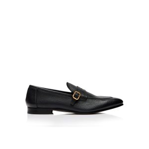 Loafers Tom Ford Buttery Large Grain Dover Hombre Negras | 956-HCSAKB