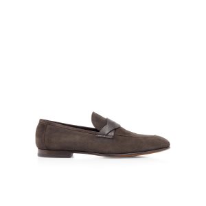 Loafers Tom Ford Gamuza Sean Twisted Band Hombre Verde Menta | 964-TYUGRX