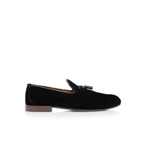 Loafers Tom Ford Velvet Nicolas Pantuflas Hombre Negras | 801-NMKOQE