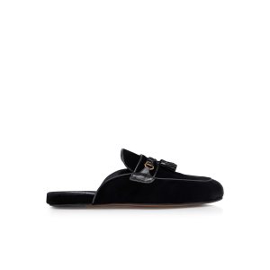 Loafers Tom Ford Velvet Stephan Shearling Pantuflas Hombre Negras | 023-LYGAJV
