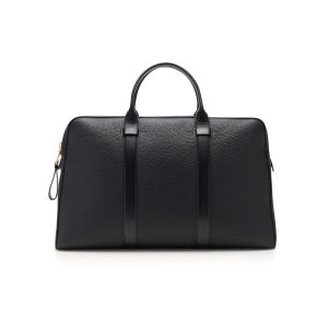Maletín Tom Ford Grain Cuero Buckley Hombre Negras | 059-AVNGOF