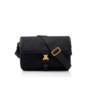 Maletín Tom Ford Nylon Hebilla Mini Messenger Hombre Negras | 876-PCHSUM
