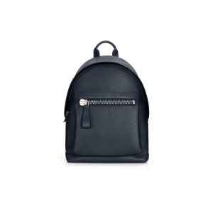 Mochilas Tom Ford Grain Cuero Buckley Hombre Azul Marino | 165-RGZNFM
