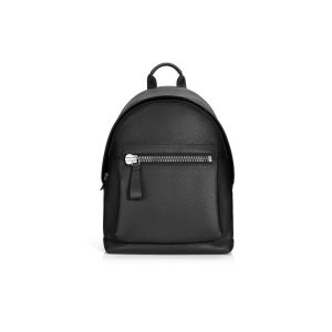 Mochilas Tom Ford Grain Cuero Buckley Hombre Negras | 872-VSNYHU